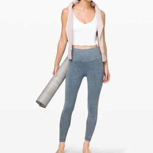 Lululemon Leggings, Wunder High-Rise Luxtreme,Washed Moon Blue